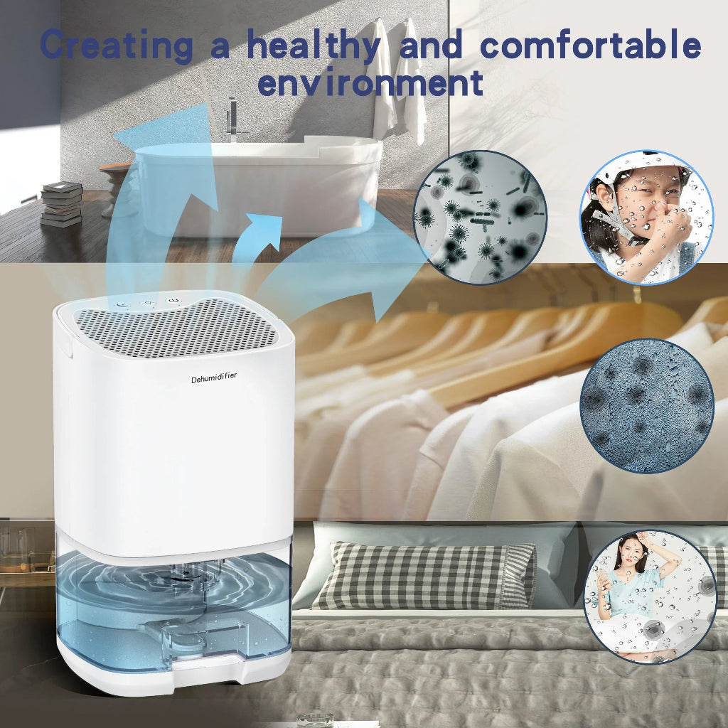 Compact Humidity Control Device with Soothing Night Light
