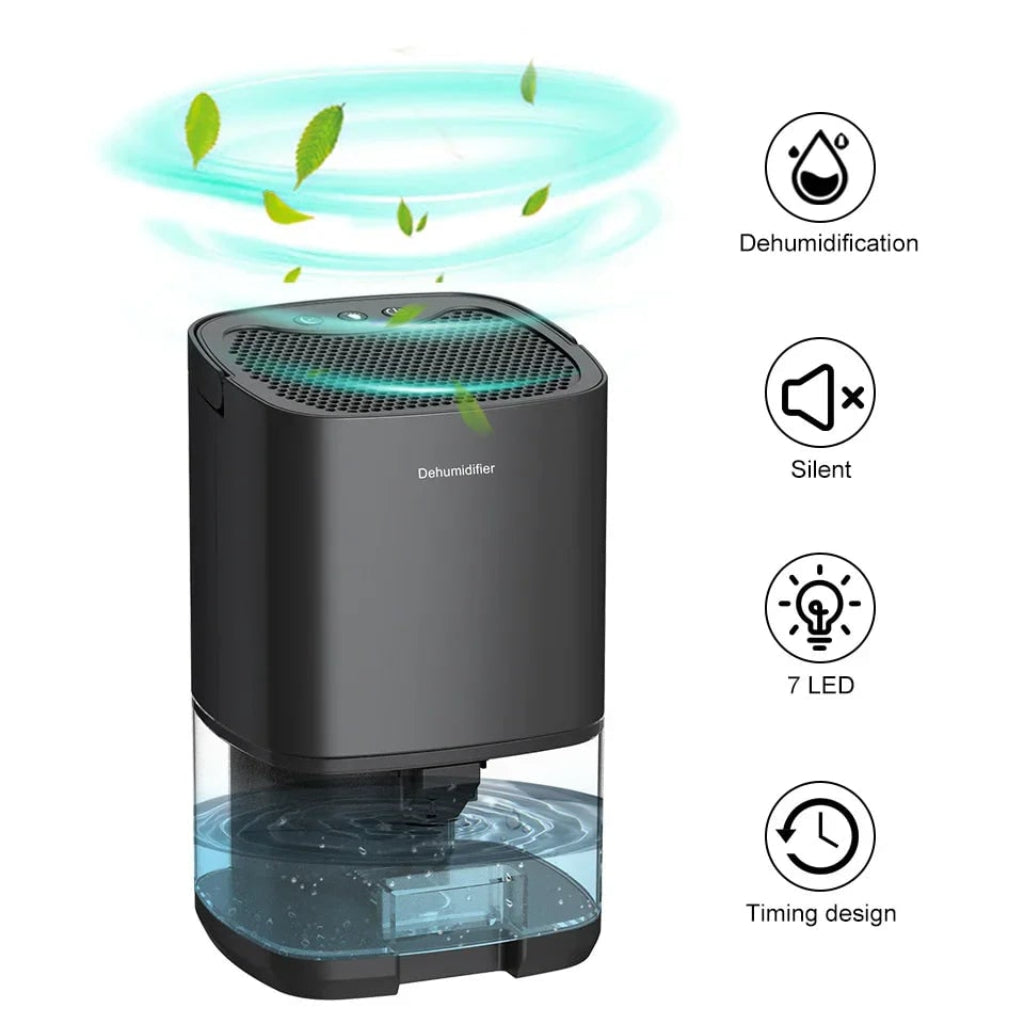 Compact Humidity Control Device with Soothing Night Light