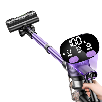 10-in-1 Cordless Stick Vacuum Cleaner with Strong Suction and LED