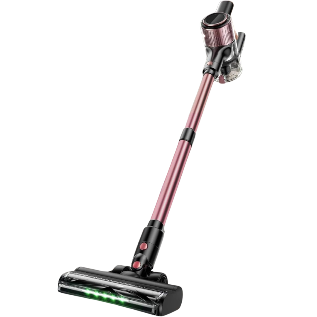 10-in-1 Cordless Stick Vacuum Cleaner with Strong Suction and LED