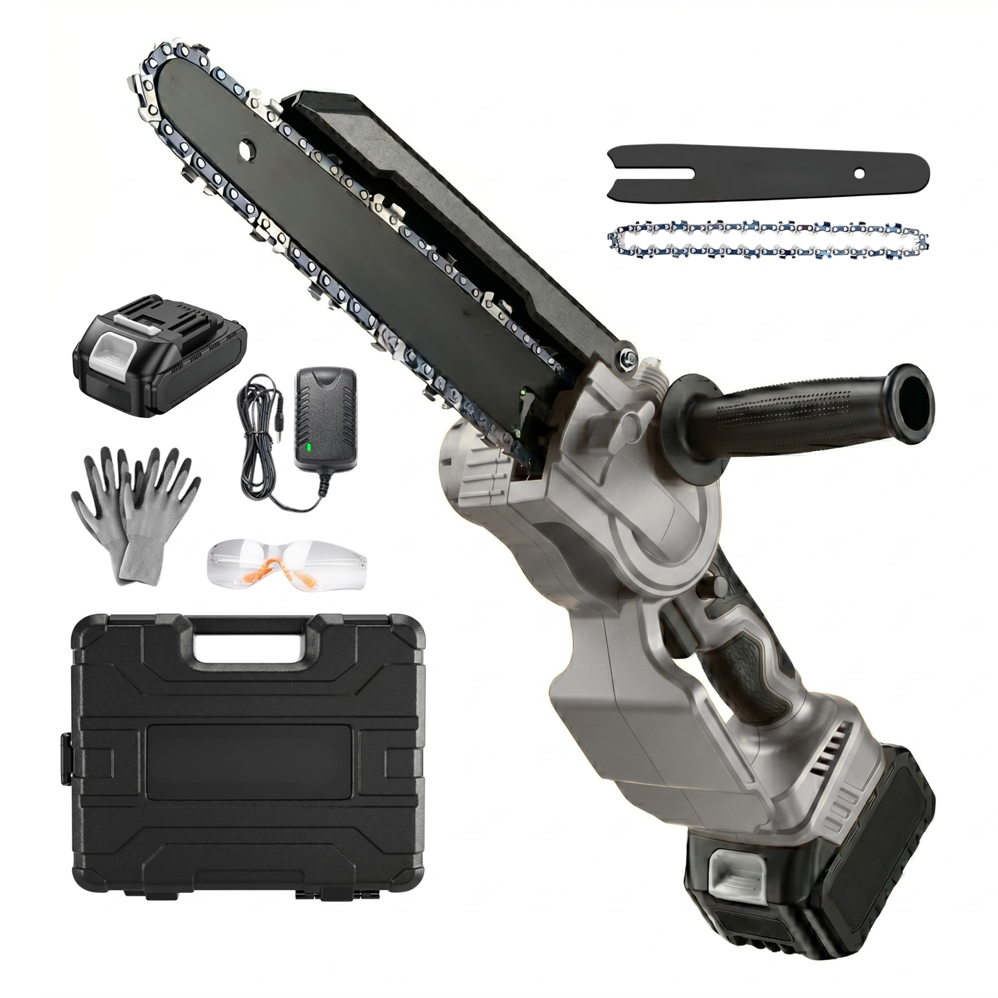 Compact Cordless Mini Chainsaw with 32 ft/s Cutting Speed