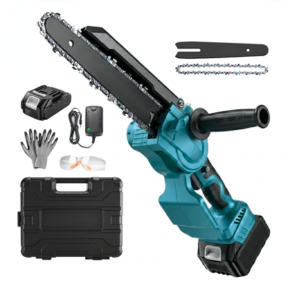 Compact Cordless Mini Chainsaw with 32 ft/s Cutting Speed