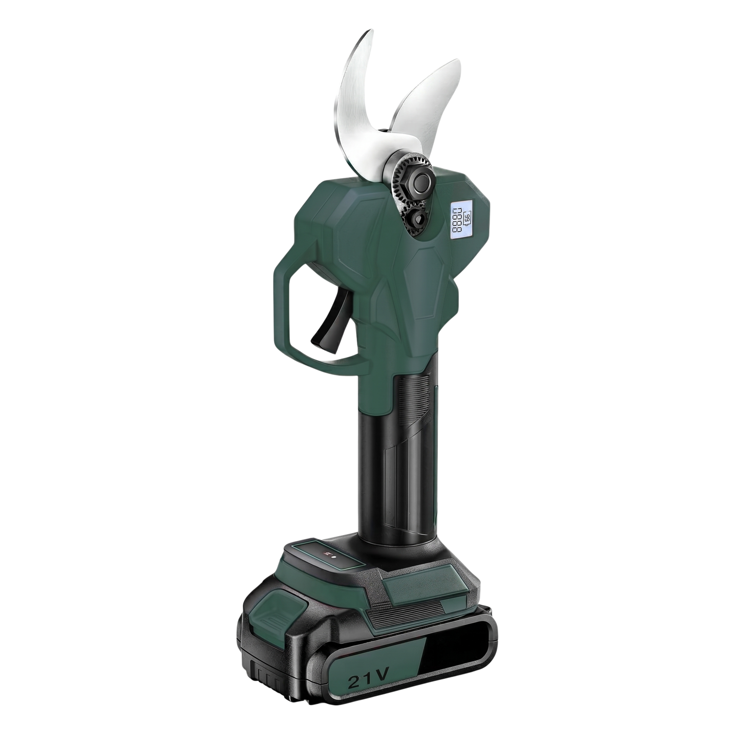 Electric Pruning Shears with LCD Display – Cordless 21V Branch Cutter