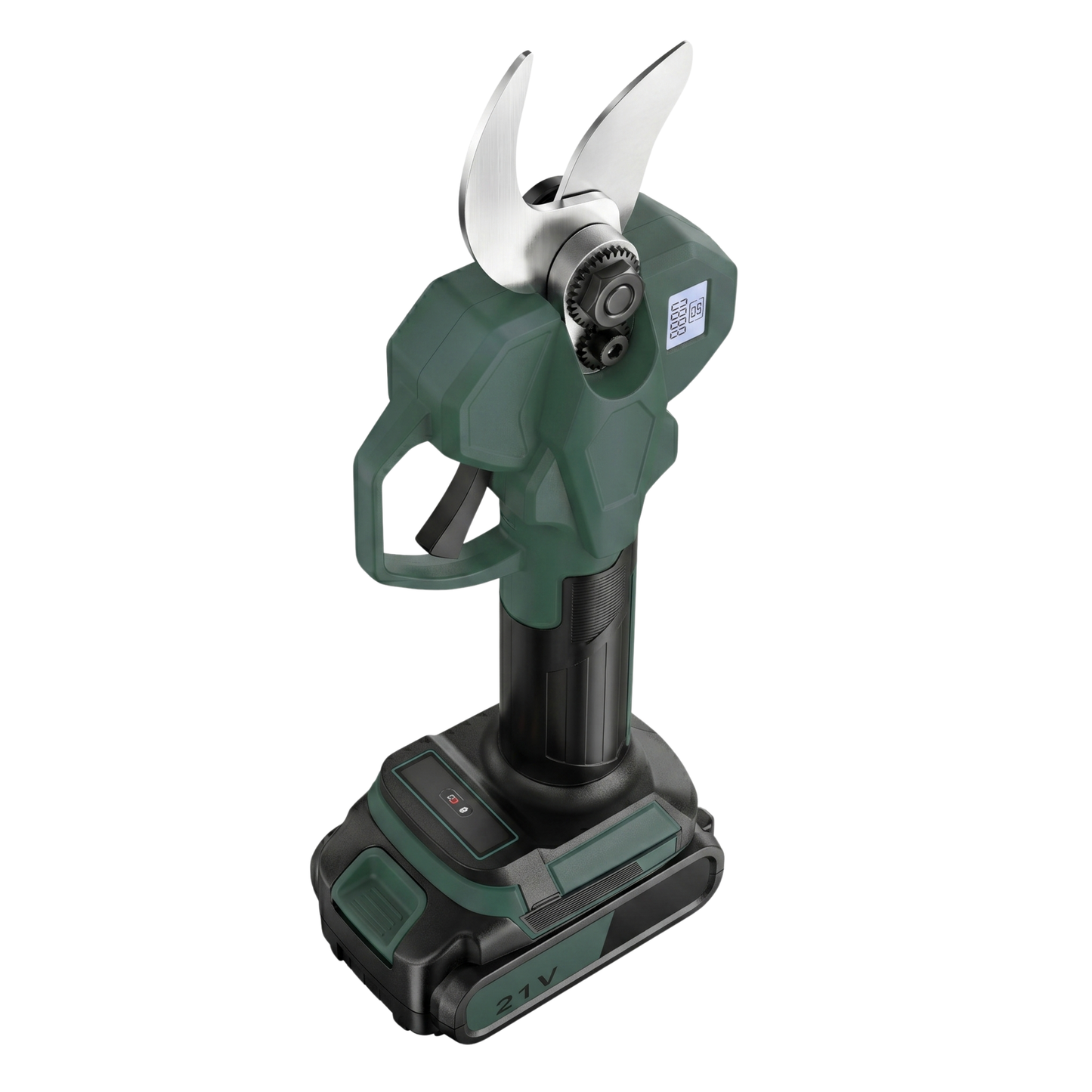 Electric Pruning Shears with LCD Display – Cordless 21V Branch Cutter