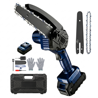 Battery Operated Mini Chainsaw with Cordless Design and Auto Oil Feed