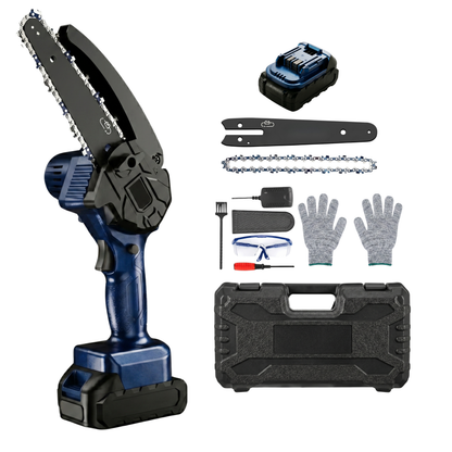 Battery Operated Mini Chainsaw with Cordless Design and Auto Oil Feed