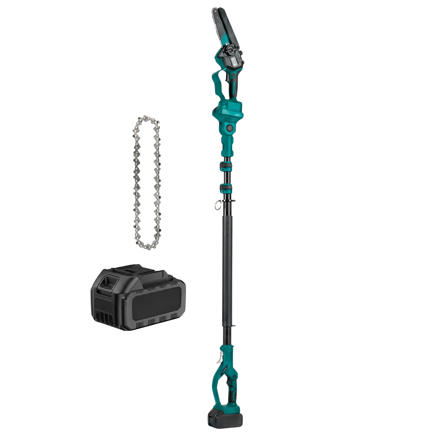 Overhead Branch Cutter - Cordless Pole Chainsaw with Extension