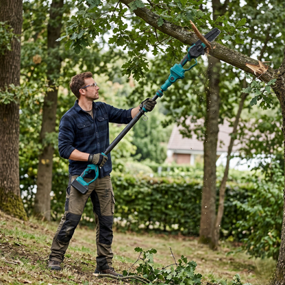 Overhead Branch Cutter - Cordless Pole Chainsaw with Extension