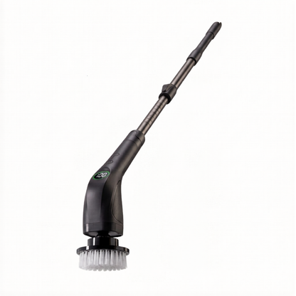 Rechargeable Spin Cleaning Brush Set with 8 Attachments and Adjustable Grip