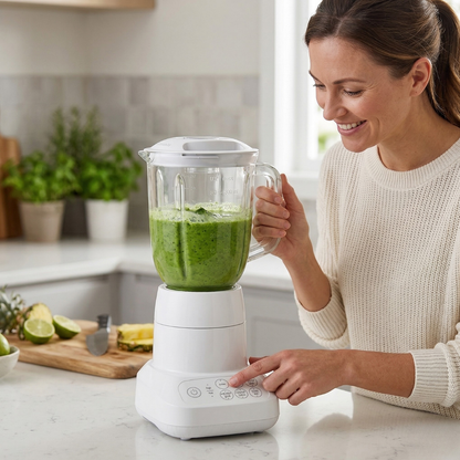 10-Speed Countertop Blender with 48oz Jug, Dishwasher Safe