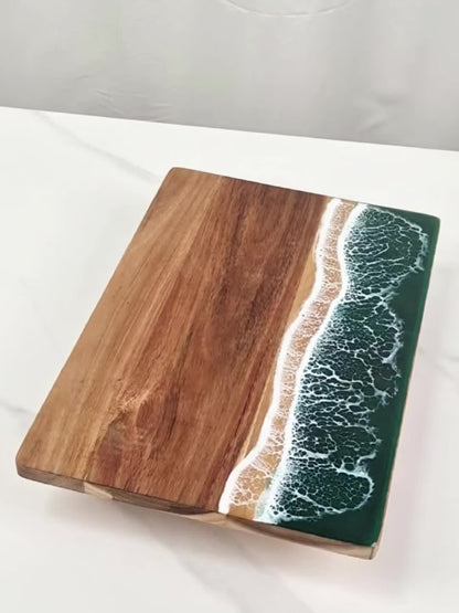 Coastal Charm Serving Board - Artisan Crafted Design