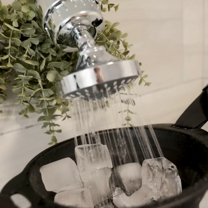 Revitalizing Cold Therapy Shower Fan for Instant Refreshment