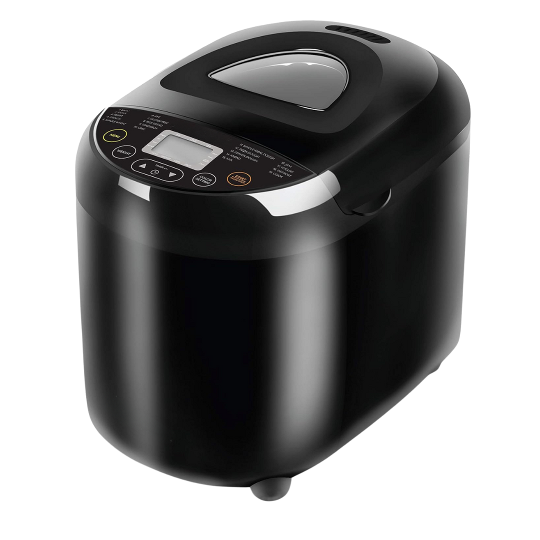 Bread Machine with 19 Settings and 15-Hour Delay Feature