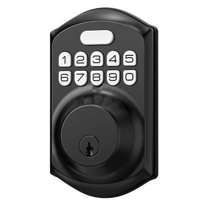 Smart Keypad Door Lock with Digital Entry, Auto-Lock, 2 Keys