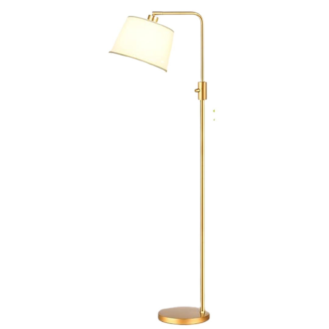 LED Floor Lamp with Adjustable Brightness and Various Shade Options