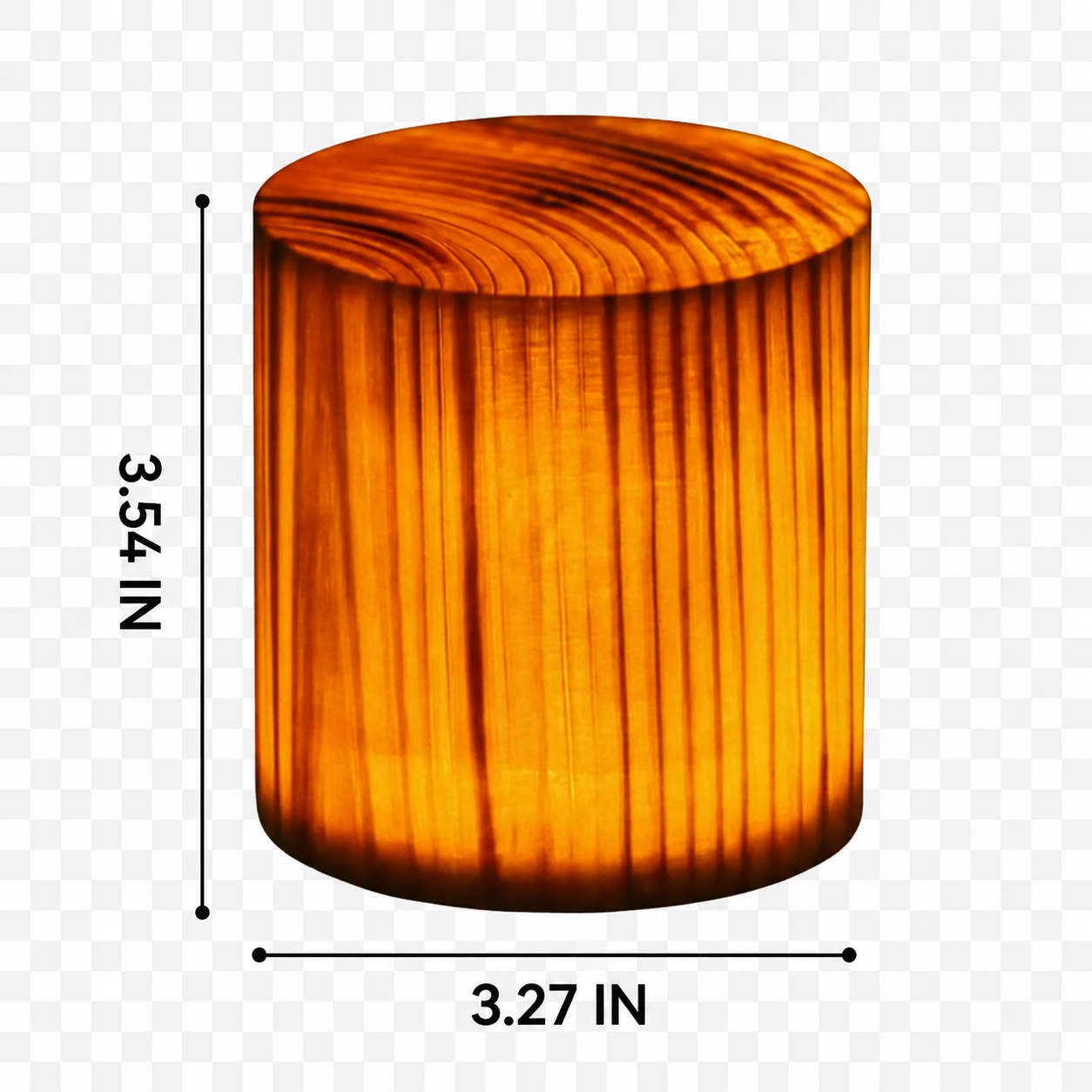 Minimalist Wooden Table Lamp with Touch Control