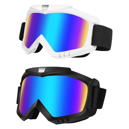 2-Pack Off-Road Riding Goggles for Dirt Bikes, ATVs, and Skiing