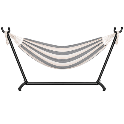 Steel Stand Double Hammock – 450 lb Capacity for Outdoor Use