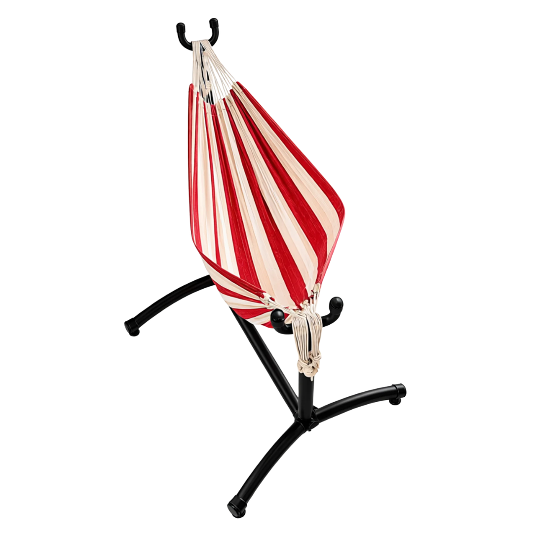 Steel Stand Double Hammock – 450 lb Capacity for Outdoor Use