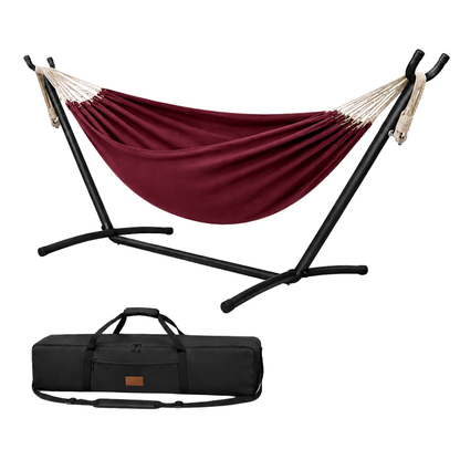 Hammock with Steel Frame – 500 lb Weight Limit and Storage Bag