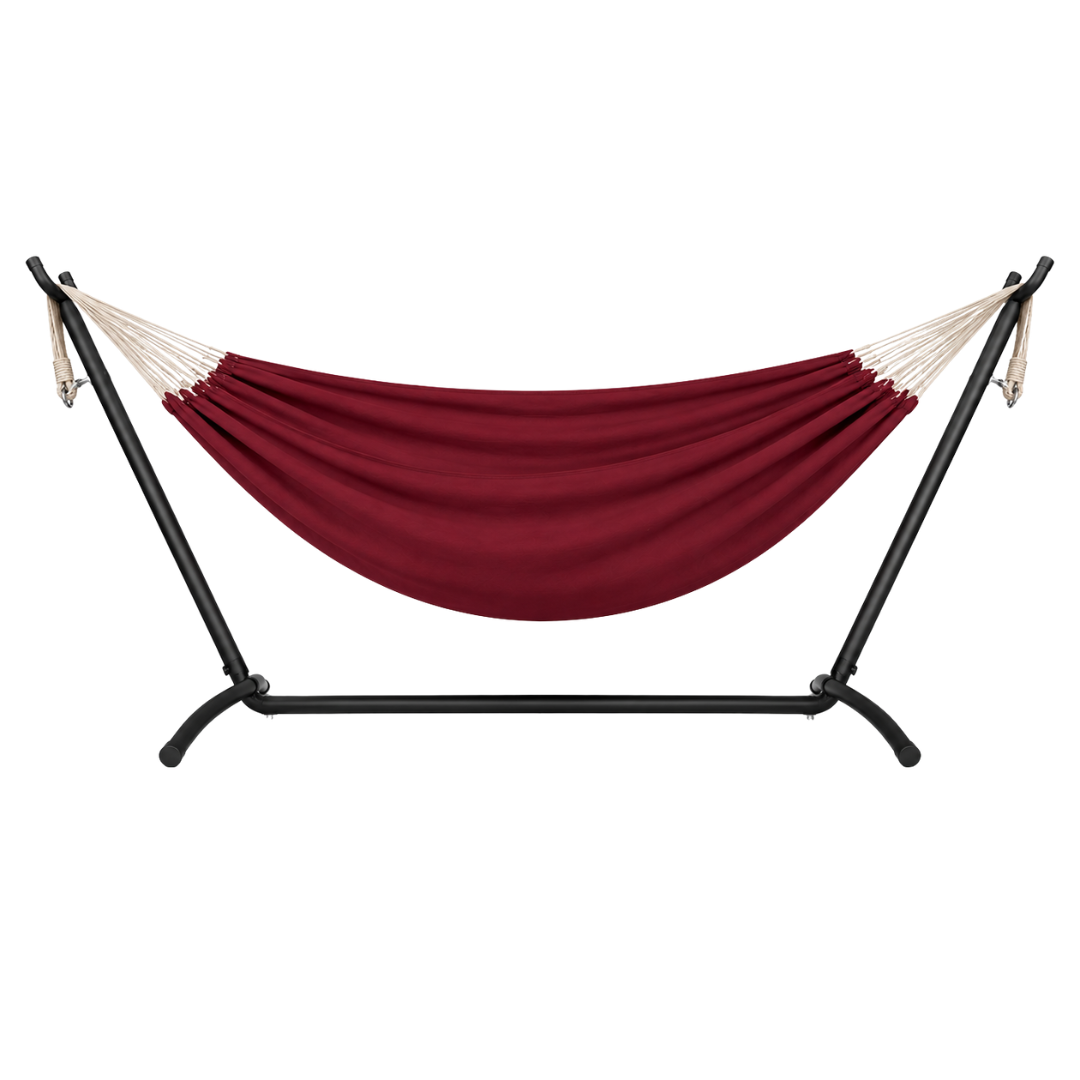 Hammock with Steel Frame – 500 lb Weight Limit and Storage Bag