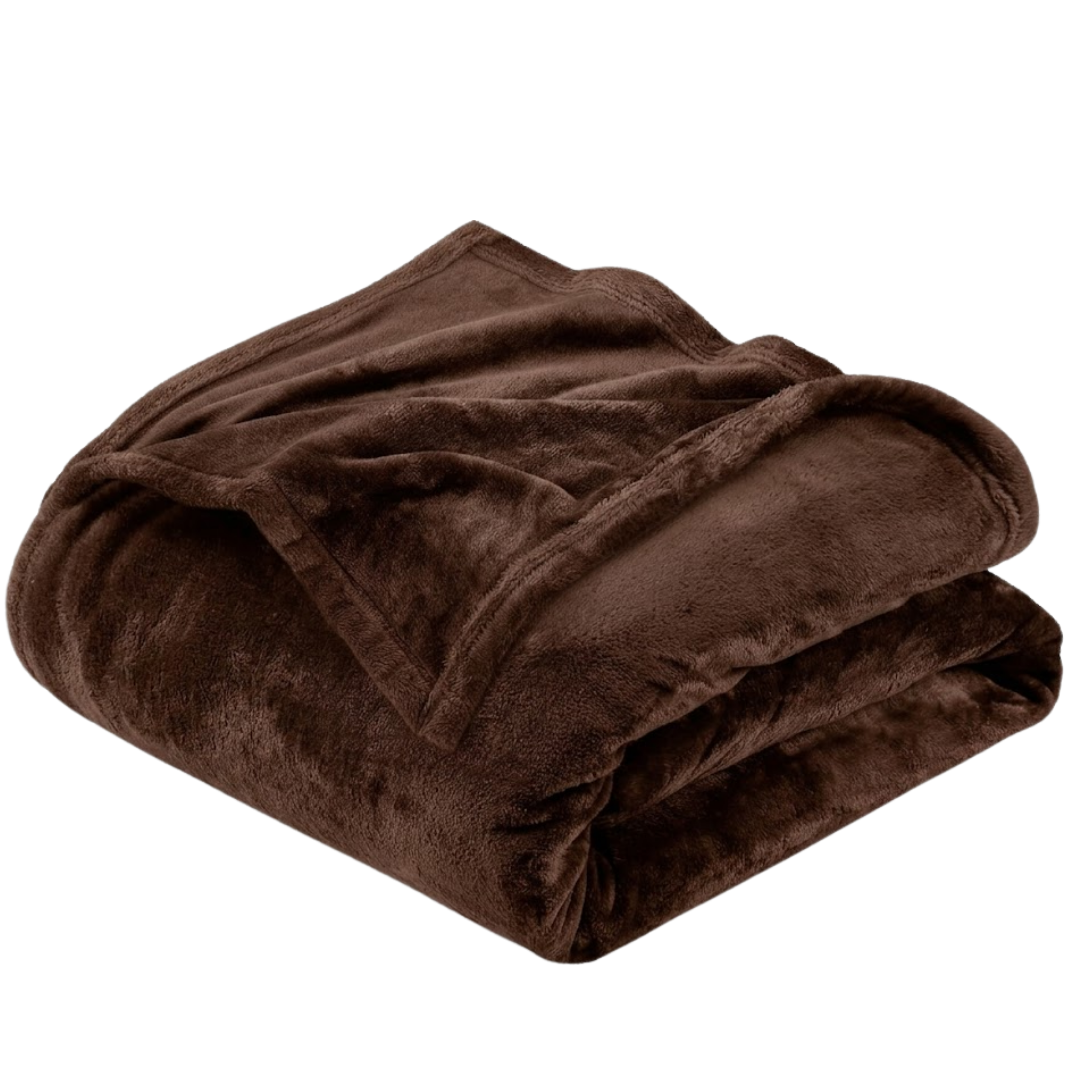All-Season Breathable Blanket - Double-Sided Flannel Fleece