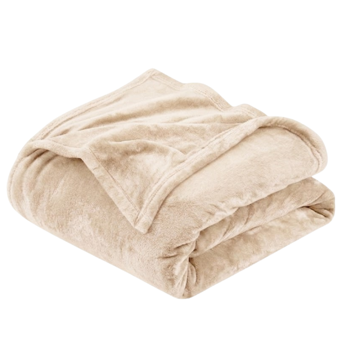 All-Season Breathable Blanket - Double-Sided Flannel Fleece