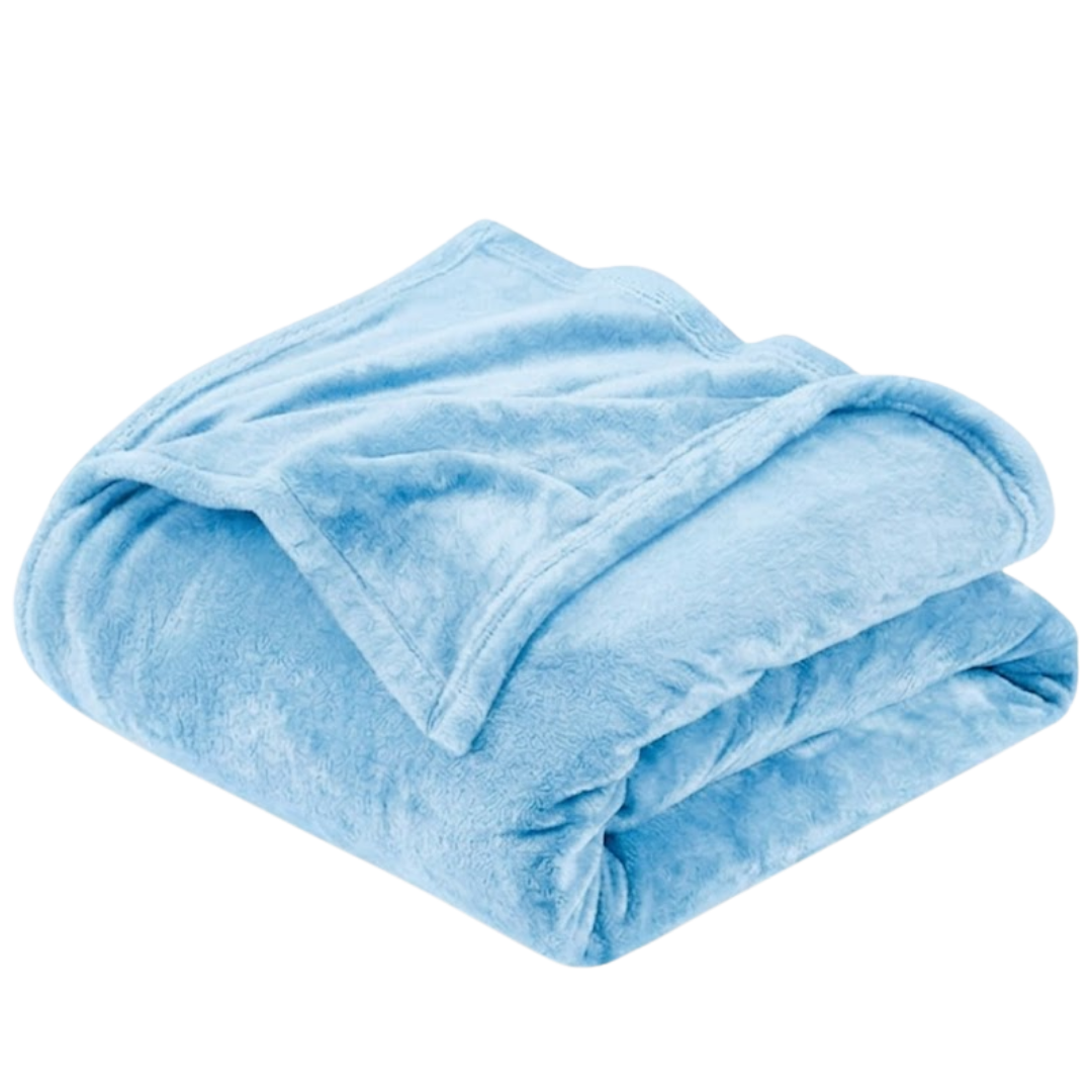 All-Season Breathable Blanket - Double-Sided Flannel Fleece