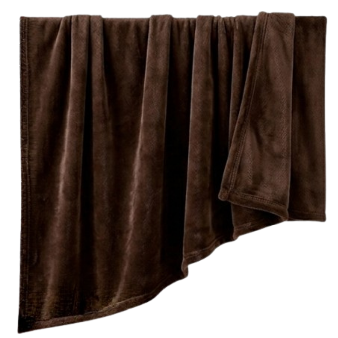 All-Season Breathable Blanket - Double-Sided Flannel Fleece