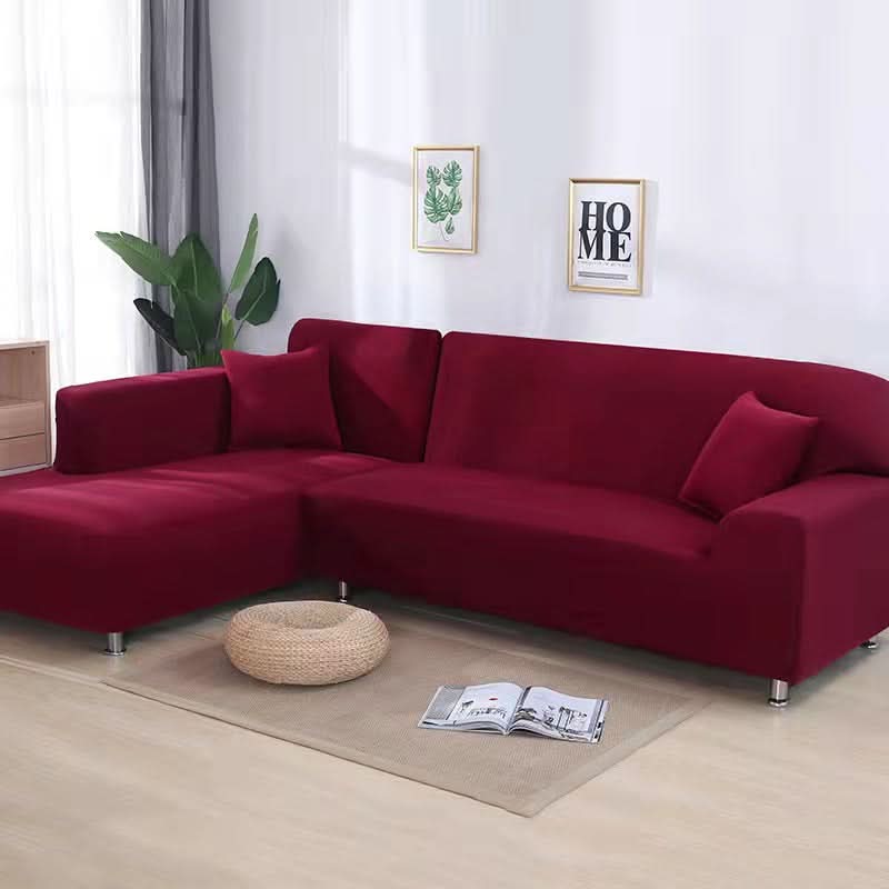 Luxurious Stretch Velvet Sofa Cover – Elegant Protection