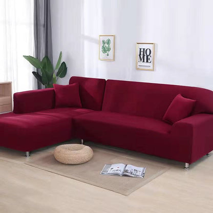 Luxurious Stretch Velvet Sofa Cover – Elegant Protection