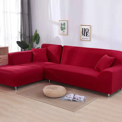 Luxurious Stretch Velvet Sofa Cover – Elegant Protection