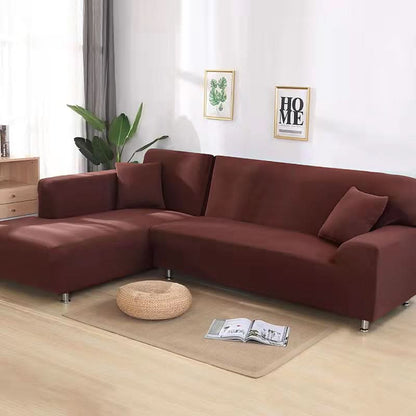 Luxurious Stretch Velvet Sofa Cover – Elegant Protection