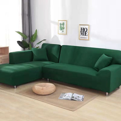 Luxurious Stretch Velvet Sofa Cover – Elegant Protection