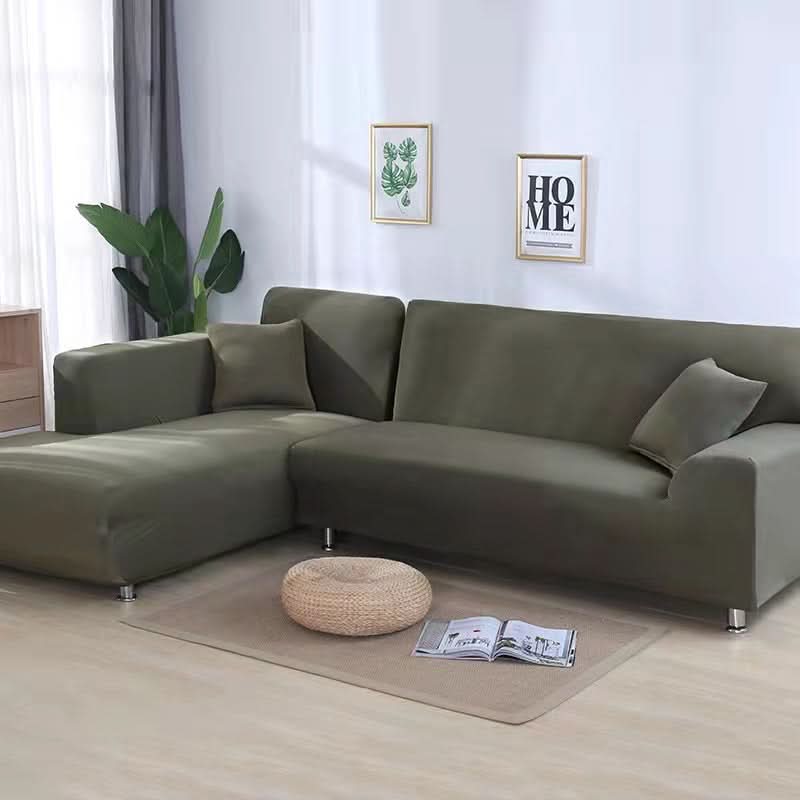 Luxurious Stretch Velvet Sofa Cover – Elegant Protection