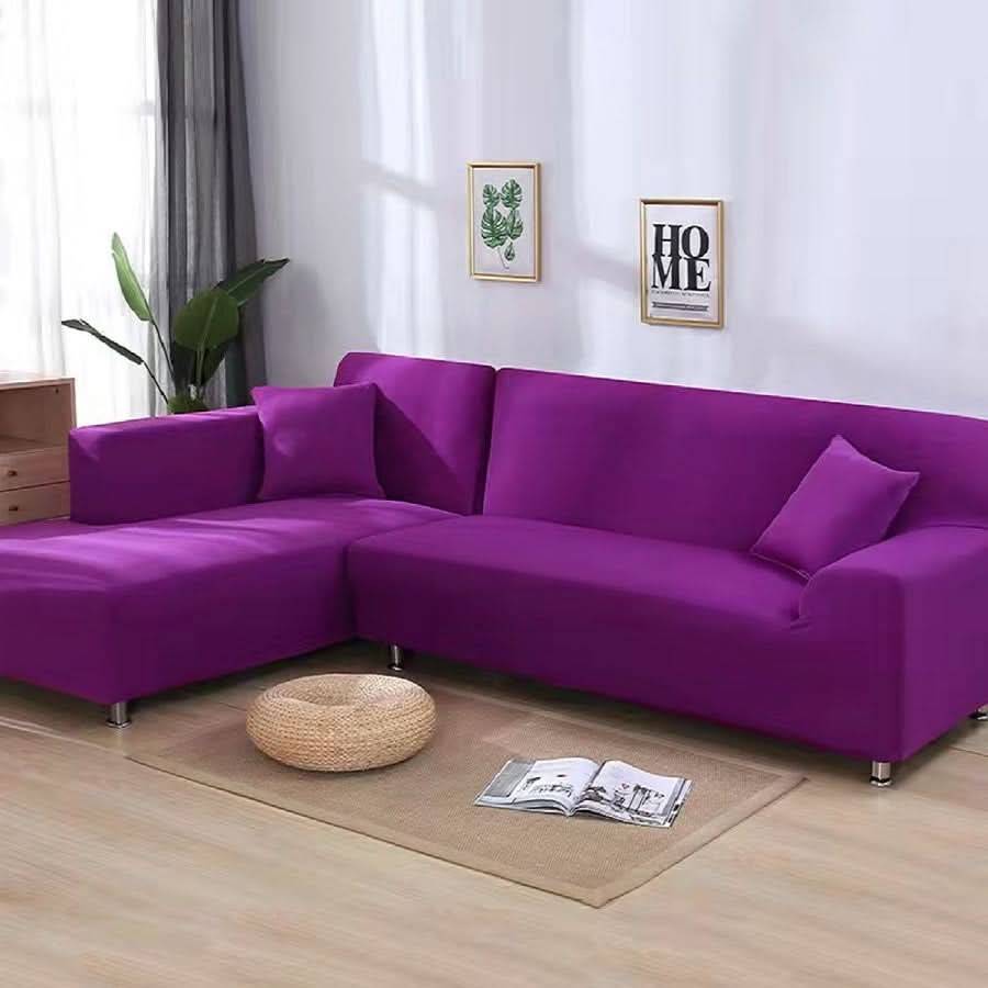 Luxurious Stretch Velvet Sofa Cover – Elegant Protection