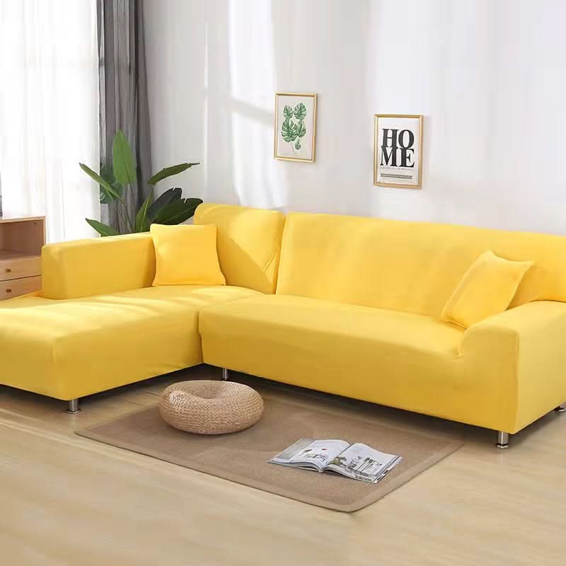 Luxurious Stretch Velvet Sofa Cover – Elegant Protection