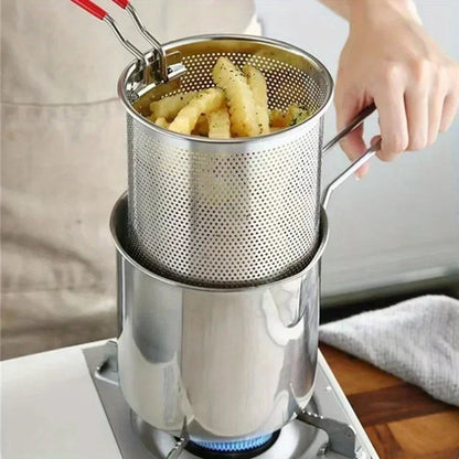 Versatile Frying Strainer Pot for Effortless Cooking