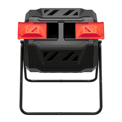 160L Octagonal Rotating Compost Tumbler with Dual Chambers