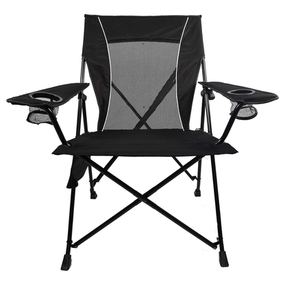 Folding Camping Chair with Dual Lock, Cup Holders, and Carry Bag