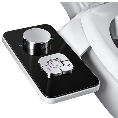 Adjustable Water Pressure Toilet Bidet Attachment with Dual Nozzles
