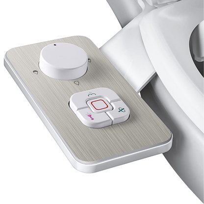 Adjustable Water Pressure Toilet Bidet Attachment with Dual Nozzles