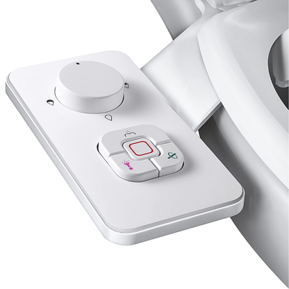 Adjustable Water Pressure Toilet Bidet Attachment with Dual Nozzles