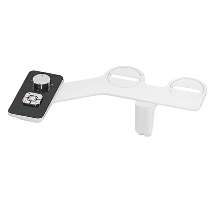 Adjustable Water Pressure Toilet Bidet Attachment with Dual Nozzles