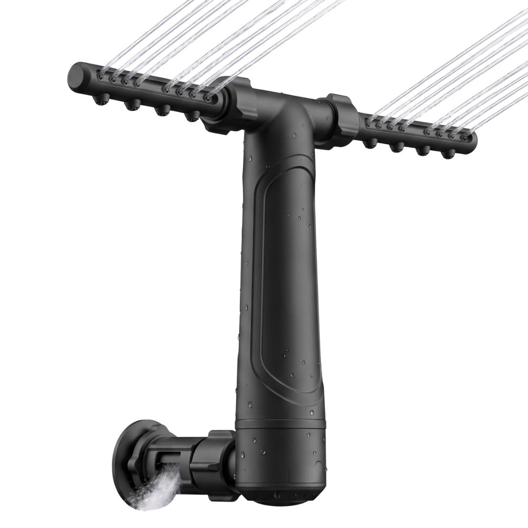 Adjustable 360° PVC Tubes Dual Spray Fountain for Pools