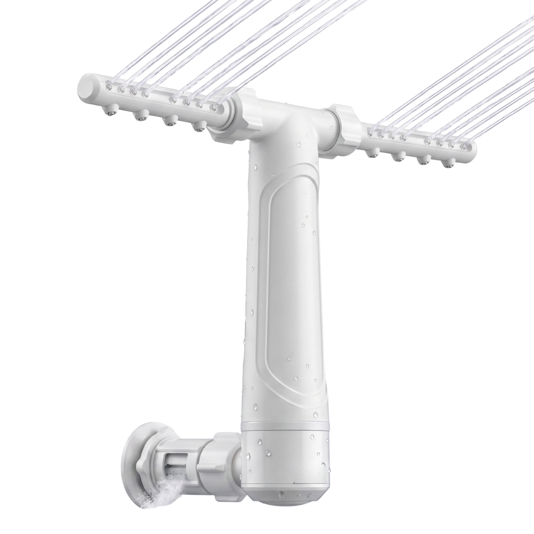 Adjustable 360° PVC Tubes Dual Spray Fountain for Pools