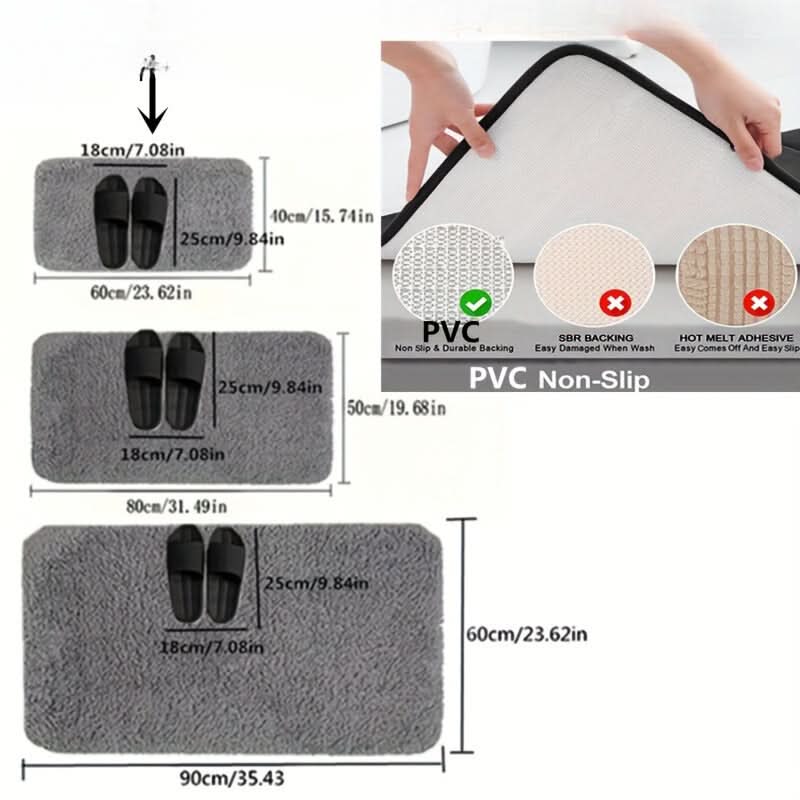 Luxurious Soft Bath Mat - Elevate Your Bathroom Experience
