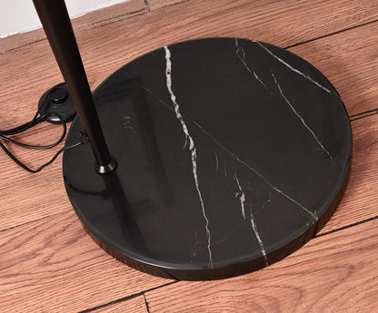 Elegant Arc Floor Lamp with Sleek Black Finish