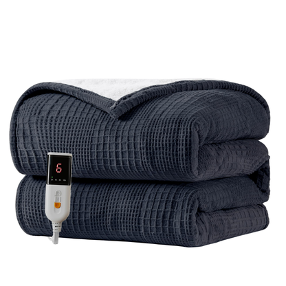 Adjustable Electric Blanket with Timer and Variable Heat Settings