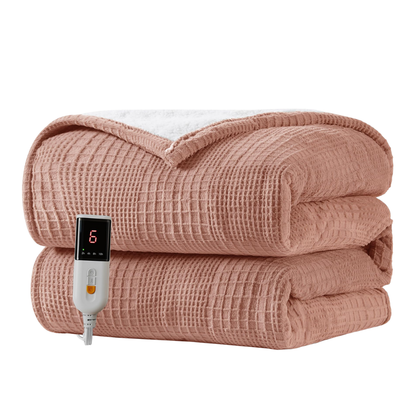 Adjustable Electric Blanket with Timer and Variable Heat Settings